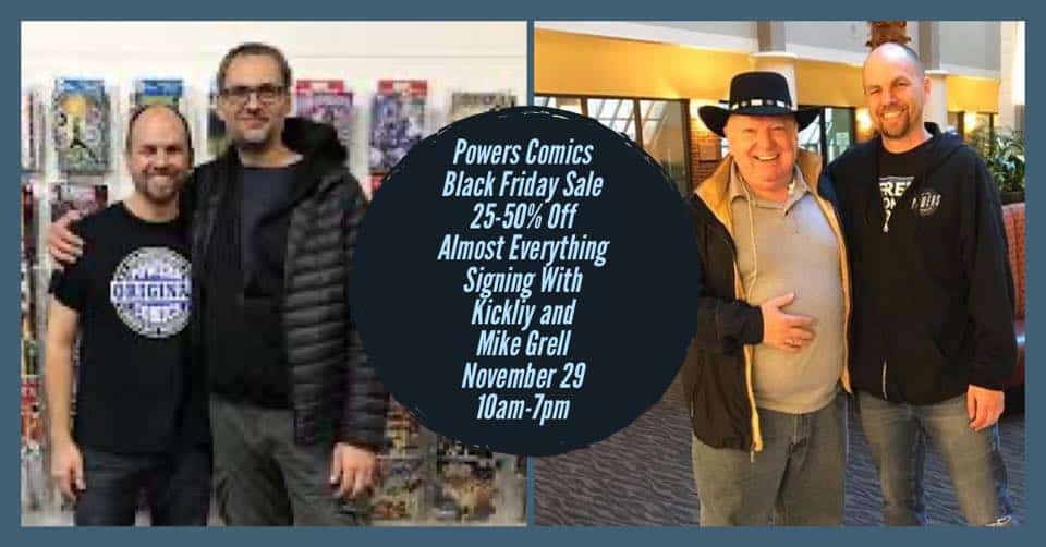 Wi Powers Comics Black Friday 2019 Signing Convention Scene