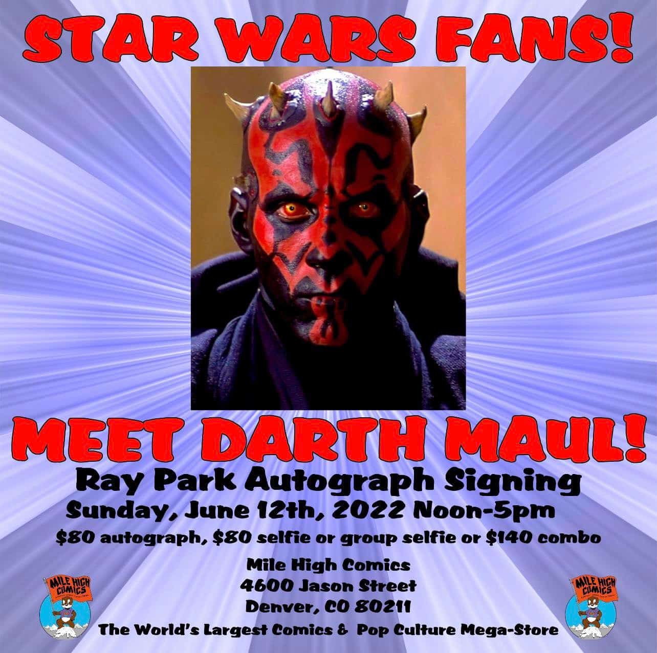 CO - Darth Maul Signing | Convention Scene