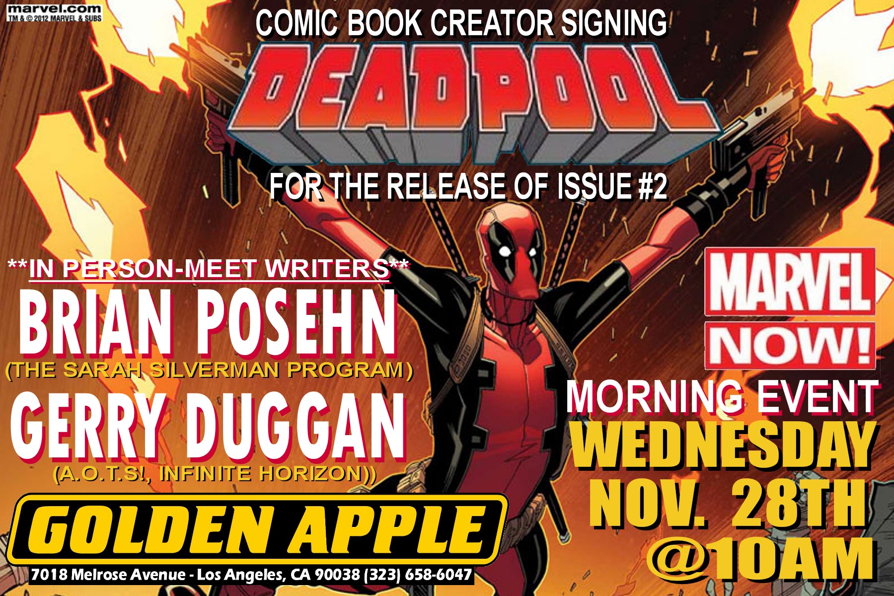 CA - Deadpool Signing | Convention Scene