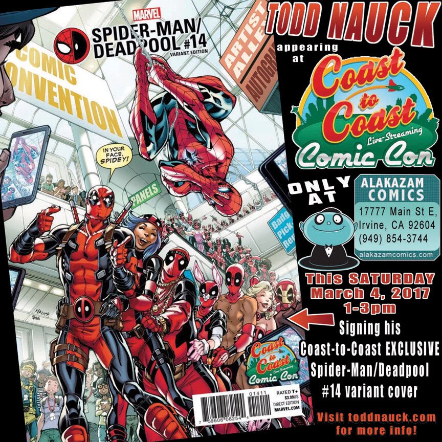 CA - Spider-Man/Deadpool #14 Signing | Convention Scene