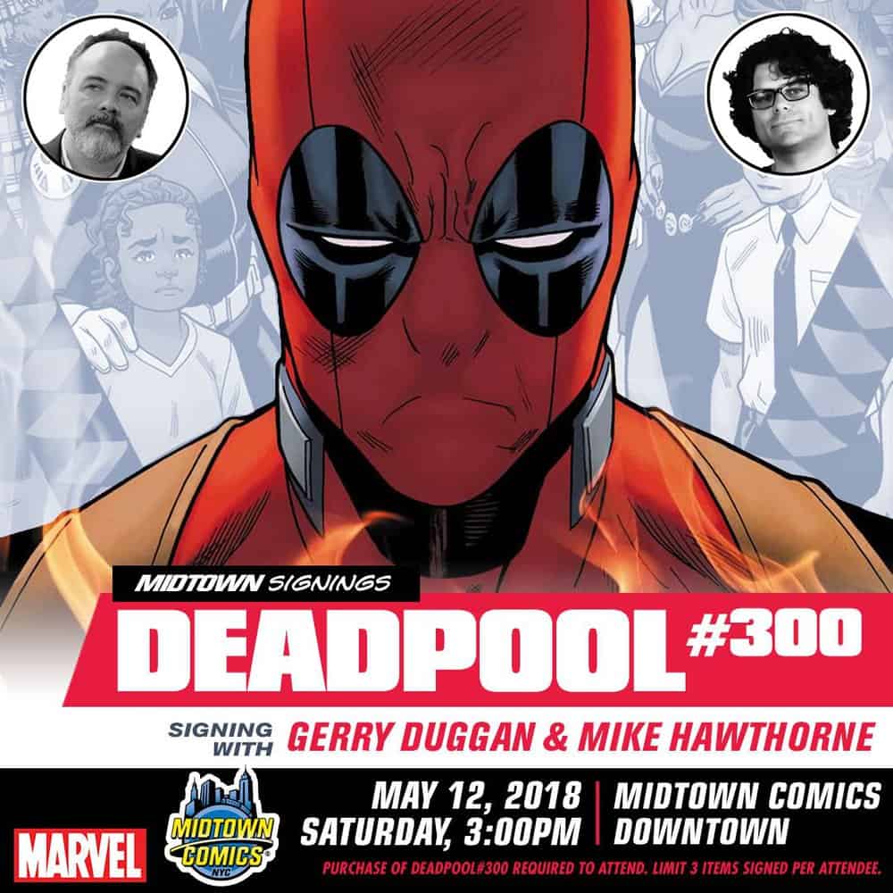 NYC - Deadpool #300 Signing | Convention Scene