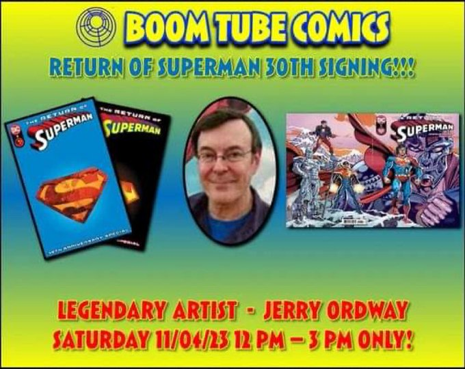 Boom tube comics - return of superman - jerry ordway.