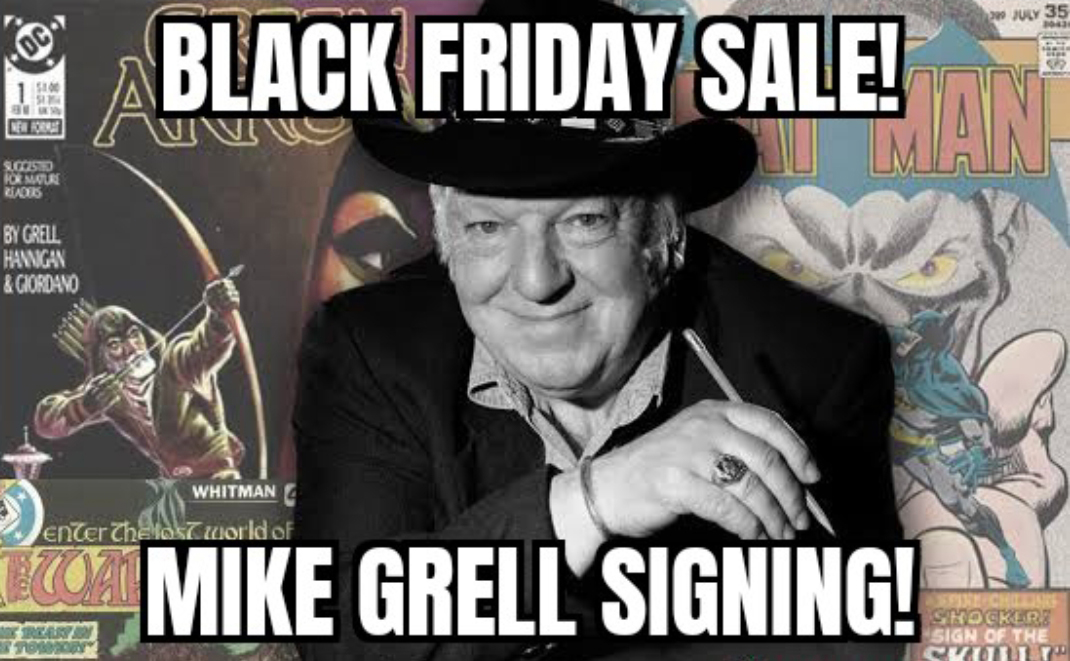 Black friday sale mike glell signing.
