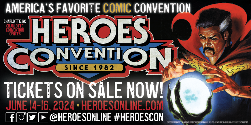 America's favorite convention heroes convention tickets on sale now.