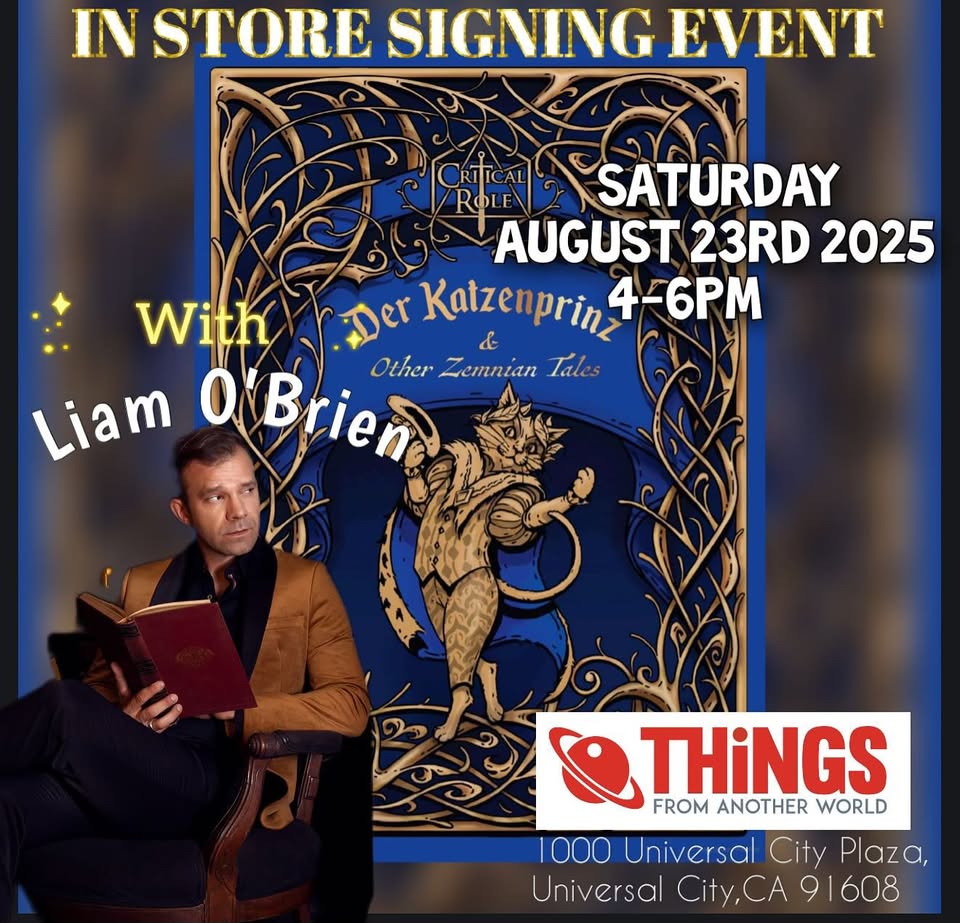 CA - Der Katzenprinz & Other Zemnian Tales Signing | Aug 23rd