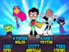 Teen Titans Go to Washington State Summer Con The five main Teen Titans Go! characters are shown with voice actors’ names above them; event details for Washington State Summer Con are at the bottom.
