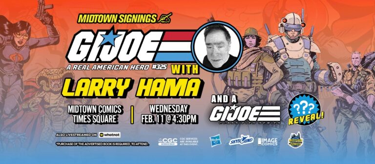 NYC – GI Joe #325 Signing | Feb 11th
