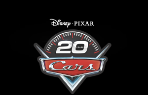 SF – Cars 20th Anniversary Q&A | July 25th Disney Pixar "Cars" 20th anniversary logo featuring a speedometer and the word "Cars" on a red grille emblem, set against a black background.