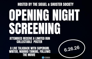 OH – Supergirl Screening + Q&A | June 26th Flyer for "Supergirl" opening night screening on June 26, 2026, at Capitol Theatre, Cleveland, with a live talkback and limited run collectible poster.