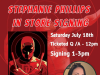 TN – Stephanie Phillips Signing | July 18th Promotional poster for a Stephanie Phillips in-store signing at Nirvana Comics, featuring Daredevil artwork and event details for Saturday, July 18th.