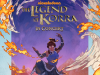 Legend of Korra Concert on July 24th Animated woman in blue outfit bends flames, with "Nickelodeon The Legend of Korra In Concert" text above her; mountains and clouds in the background.