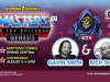 NYC – Masters of the Universe: Genesis #1 Signing | Aug 5th Event banner for "Masters of the Universe: Genesis" signing with Gavin Smith and Rich Douek at Midtown Comics Grand Central on Wednesday, August 5 at 5 PM; includes Skeletor illustration.