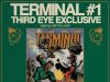 MD – Terminal #1 Variant Signing | July 22nd Promotional poster for a comic signing event featuring artist RD Brown at Third Eye Annapolis, with a dynamic comic book cover and event details.