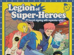 MD – Legion of Super-Heroes #1 Signing | Sept 2nd Comic book event poster for “Legion of Super-Heroes” launch signing with Hayden Sherman on Sept 2, 2026, at Third Eye Annapolis, featuring illustrated superhero characters.