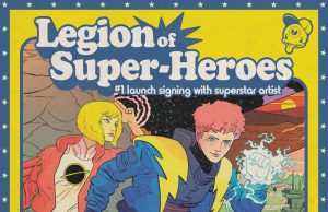 MD – Legion of Super-Heroes #1 Signing | Sept 2nd Comic book event poster for “Legion of Super-Heroes” launch signing with Hayden Sherman on Sept 2, 2026, at Third Eye Annapolis, featuring illustrated superhero characters.