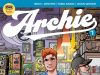 OR – Archie #1 Variant Signing | Sept 5th Comic book cover featuring a red-haired young man pointing to himself, standing beside a bearded man in a cap, with posters and merchandise in the background. Event details appear at the bottom.