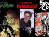 CA – Pornsak Pichetshote Signing | Aug 22nd A collage featuring Absolute Green Arrow cover art, a headshot of Pornsak Pichetshote, and Exquisite Corpses comic art with bold, stylized text.