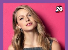Supergirl’s Melissa Benoist Soars into NYCC 2026 A woman with long blonde hair poses in front of a pink background. Text below lists her TV roles and details for a comic convention appearance.