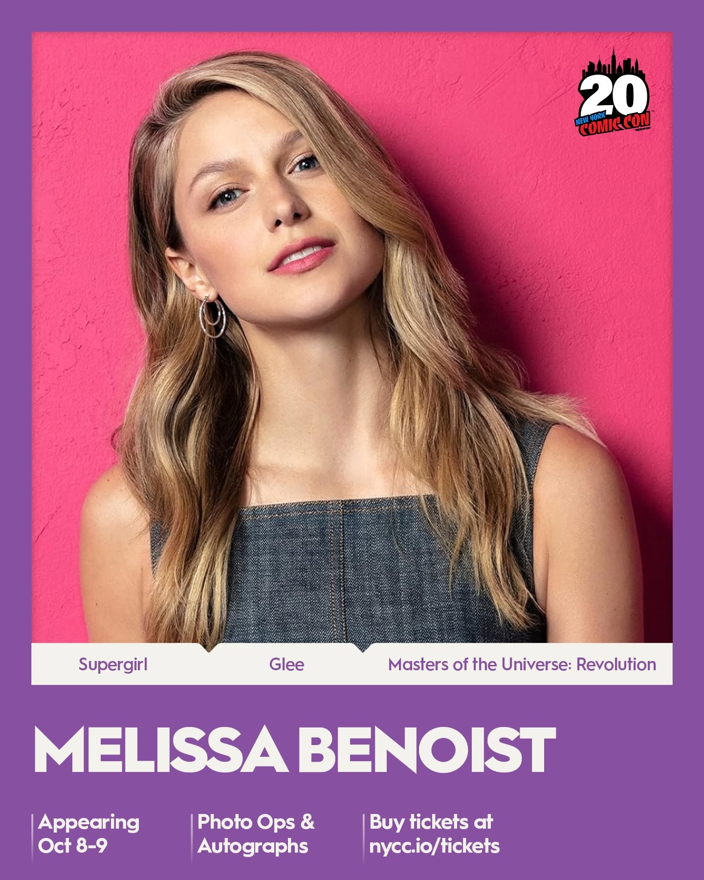 Supergirl's Melissa Benoist Soars into NYCC 2026