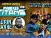 NYC – New Titans #38 Signing | Aug 19th Promotional banner for a Midtown Comics signing event with Taurin Clarke for “New Titans #38,” featuring comic characters and event details for August 19, 5 PM.