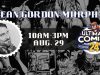 NC – The Last Driver Signing | Aug 29th Black and white promo for Sean Gordon Murphy event at Ultimate Comics, August 29, 10AM–3PM, celebrating the store’s 24th anniversary, with artwork background and Murphy’s photo.