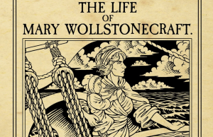 UK – Lo! An Amazon! Book Launch | Sept 16th Illustration of a woman holding a child on a boat at sea, with text: “The Life of Mary Wollstonecraft. Mary M. Talbot Bryan Talbot.”.
