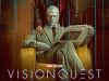 Meet the Vision at NYCC 2026 on Oct 9th A man in a suit with blue skin and a glowing forehead sits in a chair reading a newspaper. The title “Vision Quest” and the Marvel Television logo are visible at the bottom.