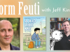 MA – A Kid Like Me Signing | Sept 26th Author Norm Feuti, the cover of his book “A Kid Like Me,” and Jeff Kinney stand together with event details “9/26 6:30pm” on a pastel background.