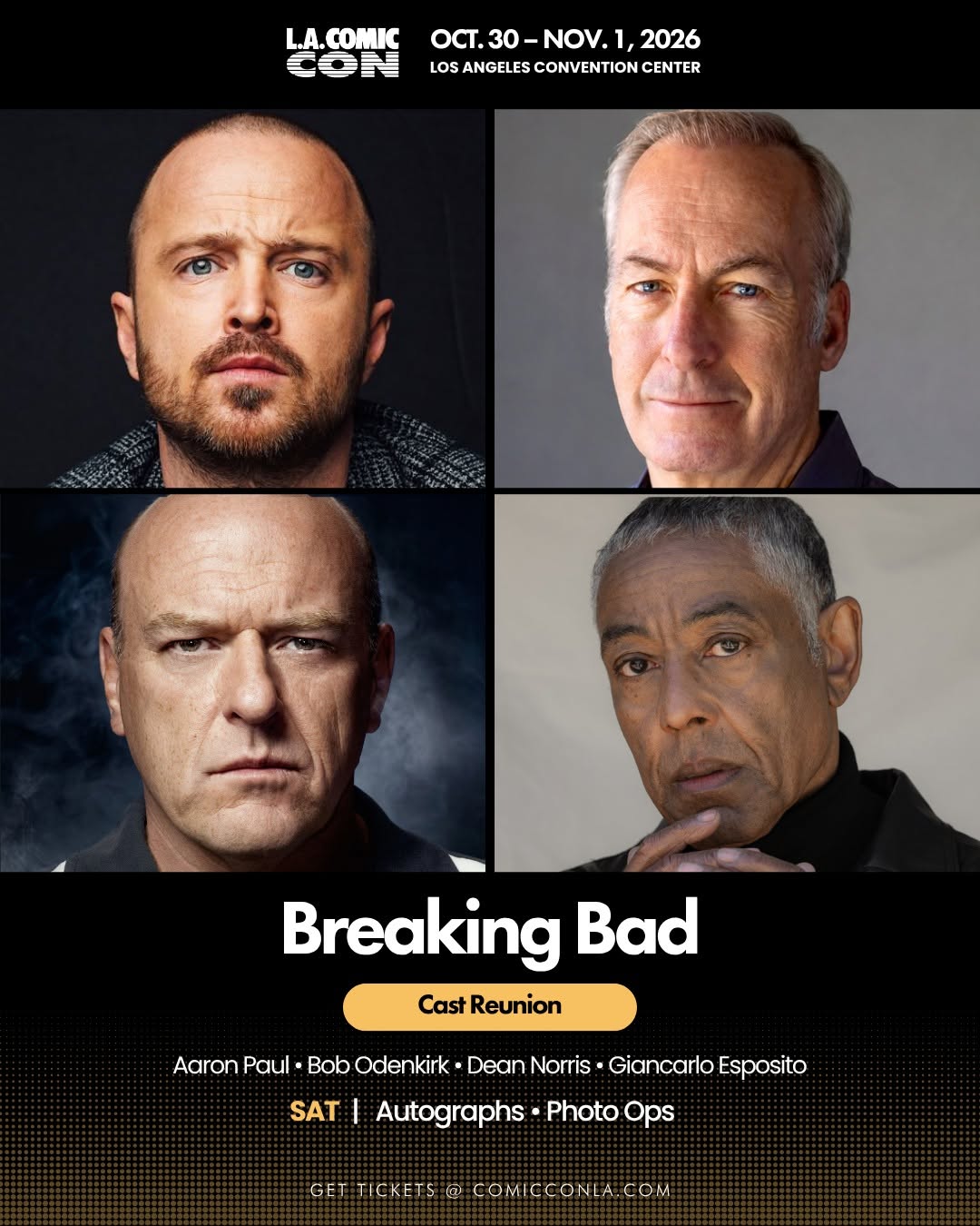 Bob Odenkirk Joins Breaking Bad Reunion at LACC 2026
