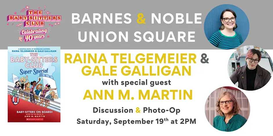 NYC - The Baby-Sitters Club 40th Anniversary Signing