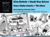 MD – Kim Deitch + Noah Van Sciver Signing | Sept 10th Poster for a comic book signing event with Kim Deitch and Noah Van Sciver, featuring illustrated comic scenes and event details for September 10 at People’s Book in Takoma Park, Maryland.