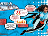 MA – La Borinqueña Exhibition Opening | Nov 8th Promotional poster for the Arte de La Borinqueña exhibition featuring the superhero character La Borinqueña, listing exhibition dates, location, and the 10th-anniversary celebration.
