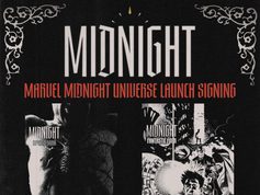 MD – Marvel Midnight Universe Signing | Oct 27th Event poster for the Marvel Midnight Universe launch signing on October 24, 2026, at Third Eye Annapolis, featuring authors Phillip K. Johnson and Benjamin Percy.