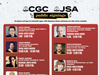 CGC Signing Schedule at NYCC CGC and JSA public signings schedule listing actors, voice actors, and the Abominable Toys creative team with booth numbers and time slots.