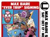 IL – Ever Trip Signing | Oct 17th Event poster for a Max Bare “Ever Trip” book signing on Saturday, October 17, from noon to 2 PM at Challengers Comics in Chicago, featuring an illustration of characters in a van.