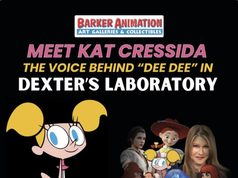 CT – Kat Cressida Signing | Oct 9th Event flyer for a meet and greet with voice actress Kat Cressida, featuring characters she voiced, occurring October 9th in Mashantucket and October 10th in Cheshire.