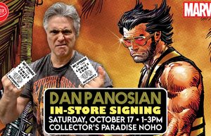 CA – Wolverine: Paradise #1 Signing | Oct 17th Dan Panosian in-store signing at Collector’s Paradise NoHo on Saturday, October 17, 1-3 PM, featuring an illustration of Wolverine.