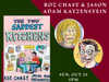 DC – The Two Saddest Kitchens Signing | Oct 25th Event flyer for “The Two Saddest Kitchens” with Roz Chast and Jason Adam Katzenstein, featuring a comic book illustration and author portraits, on Sunday, October 25 at 5 PM.